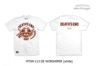 [S] เสื้อยืดสีขาว MTSN-113 DE WORSHIPER (White)