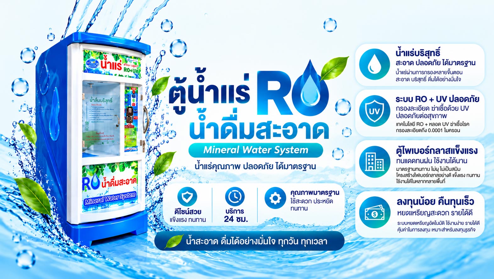 ตู้น้ำหยอดเหรียญ