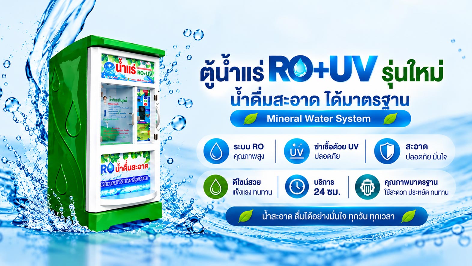 ตู้น้ำหยอดเหรียญ
