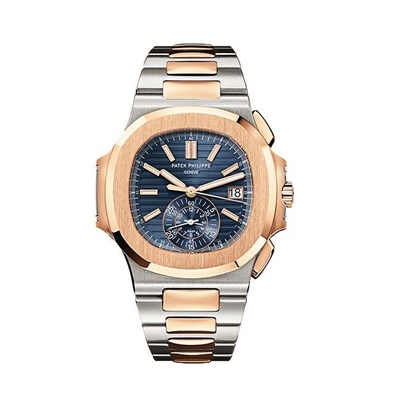 รับซื้อนาฬิกา Patek Philippe 5980/1AR-001 - Stainless Steel and Rose Gold - Men - Nautilus