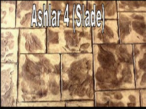 พื้นคอนกรีตพิมพ์ลาย (Ashlar 4 (Slade))