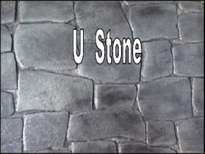 พื้นคอนกรีตพิมพ์ลาย (U Stone)