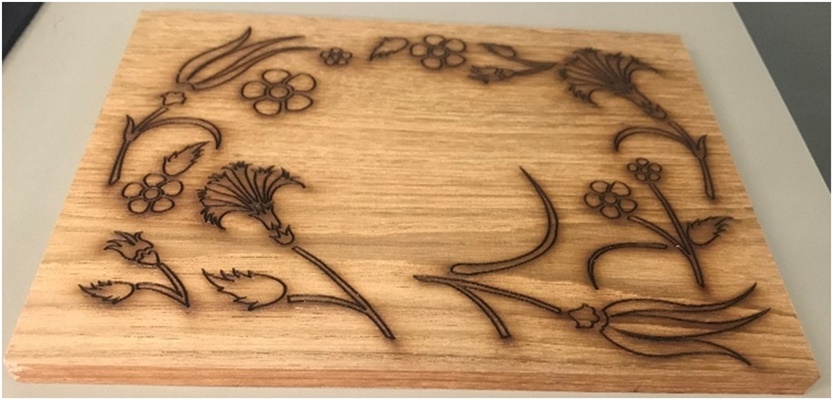 ป้ายเลเซอร์ไม้ (Wood Engraving with Laser Machine)