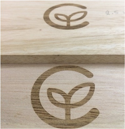 ป้ายเลเซอร์ไม้ (Wood Engraving with Laser Machine)