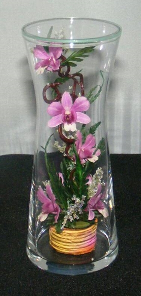 Dried flower in vacuum glassware VAS-02 O
