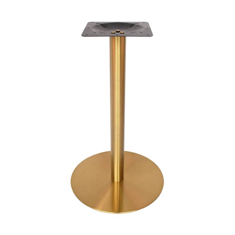 ขาโต๊ะสแตนเลสทรงกลมสีทอง SL 8