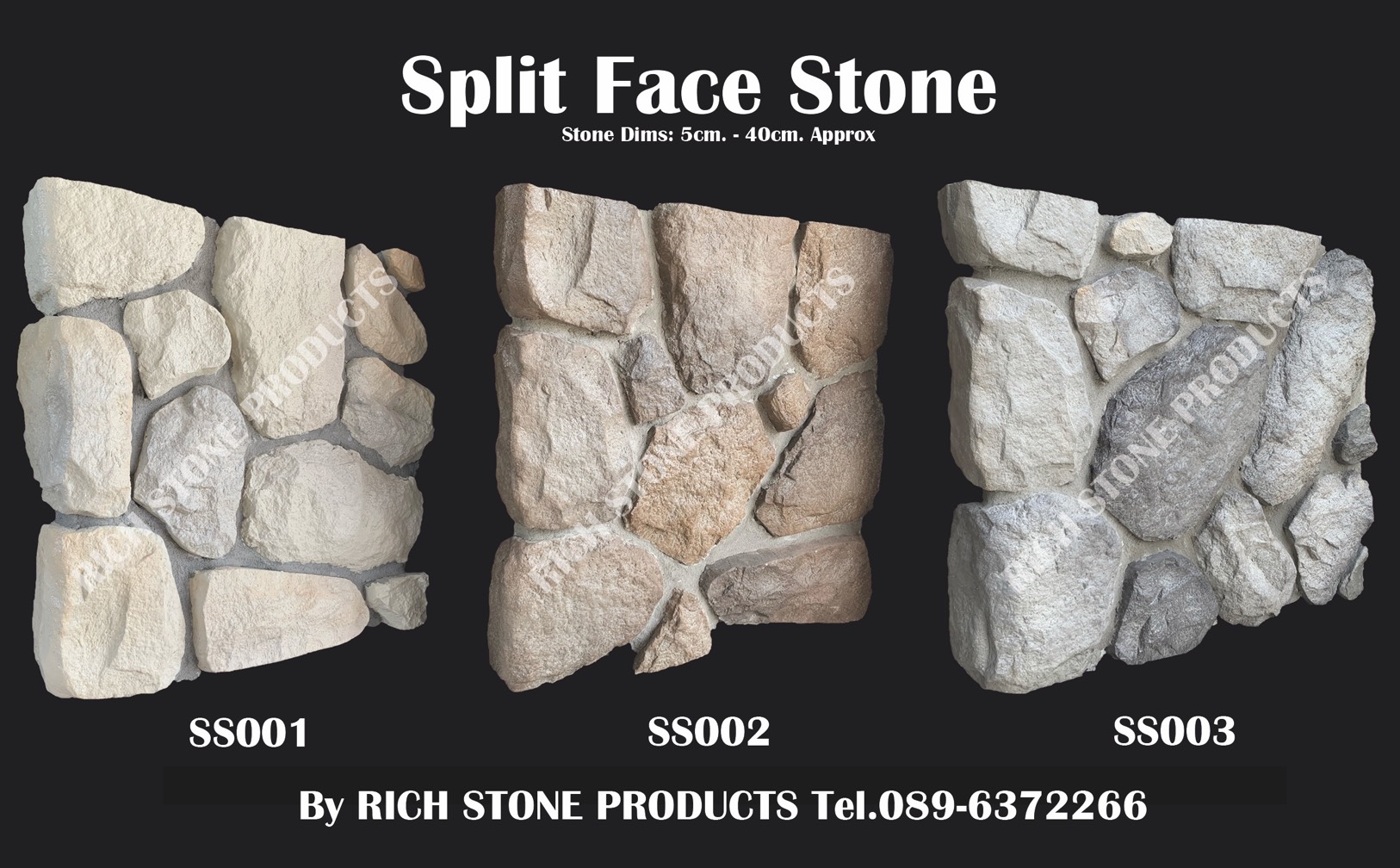 Split Face Stone