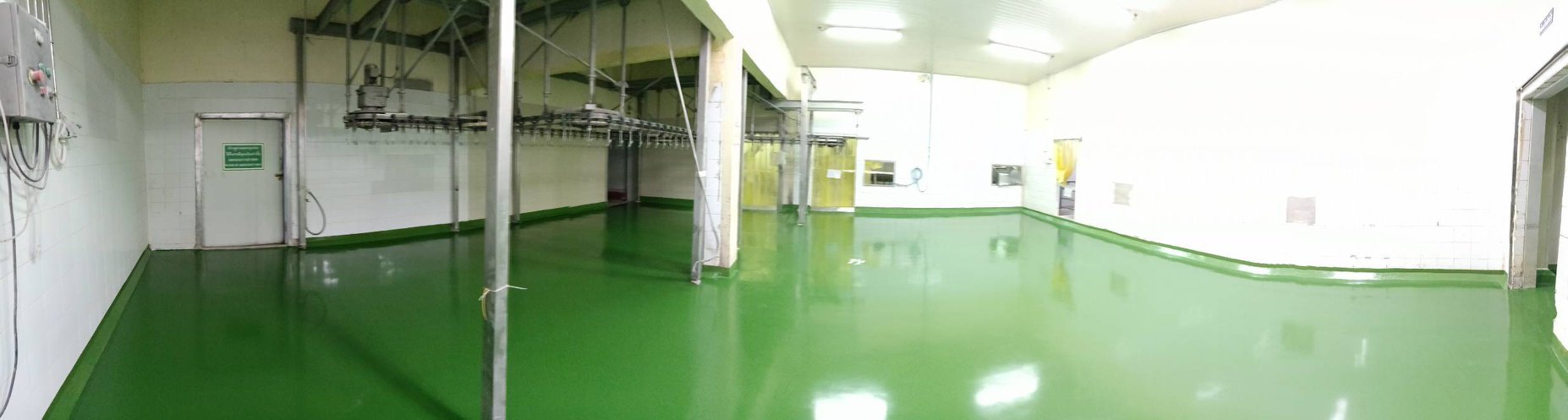 สีพื้นโรงงานอาหาร