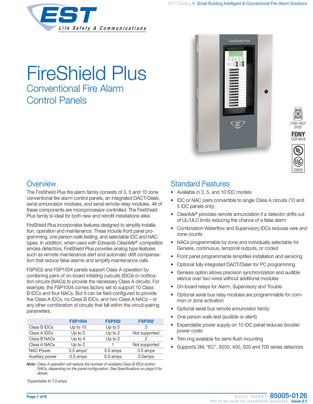 FireShield Plus Fire Alarm Control Panels