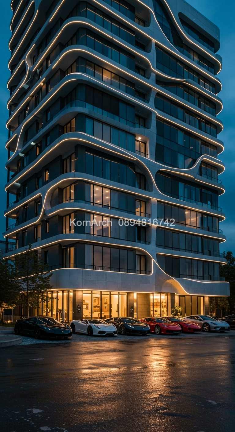 รับออกแบบอพาร์ทเม้นท์ แบบอพาร์ทเม้นท์โมเดิร์น