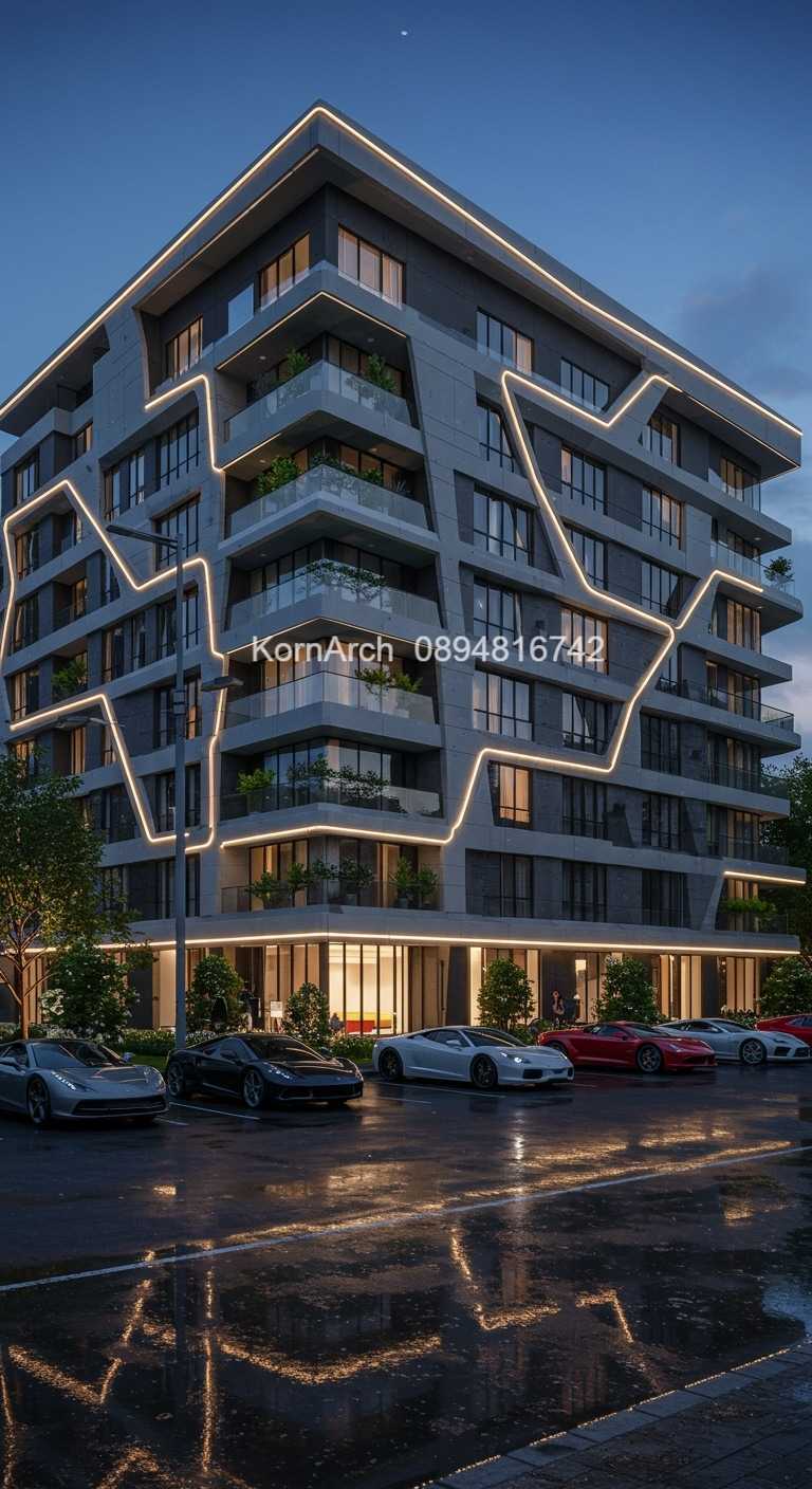 รับออกแบบอพาร์ทเม้นท์ แบบอพาร์ทเม้นท์โมเดิร์น