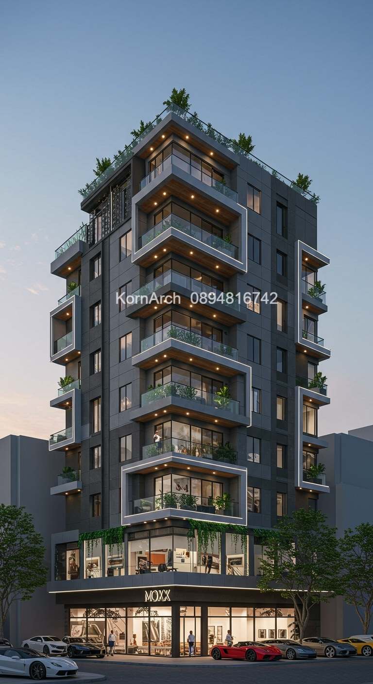 รับออกแบบอพาร์ทเม้นท์ แบบอพาร์ทเม้นท์โมเดิร์น