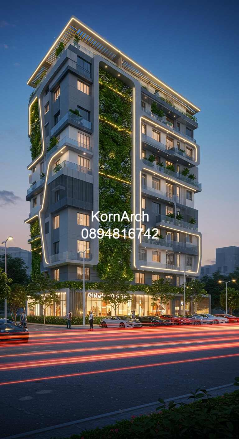 รับออกแบบอพาร์ทเม้นท์ แบบอพาร์ทเม้นท์โมเดิร์น