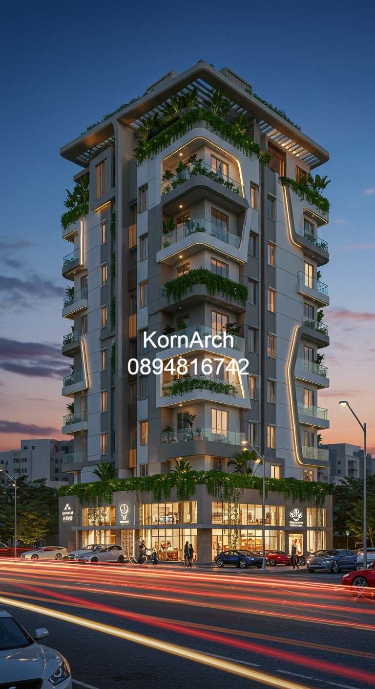 รับออกแบบอพาร์ทเม้นท์ แบบอพาร์ทเม้นท์โมเดิร์น