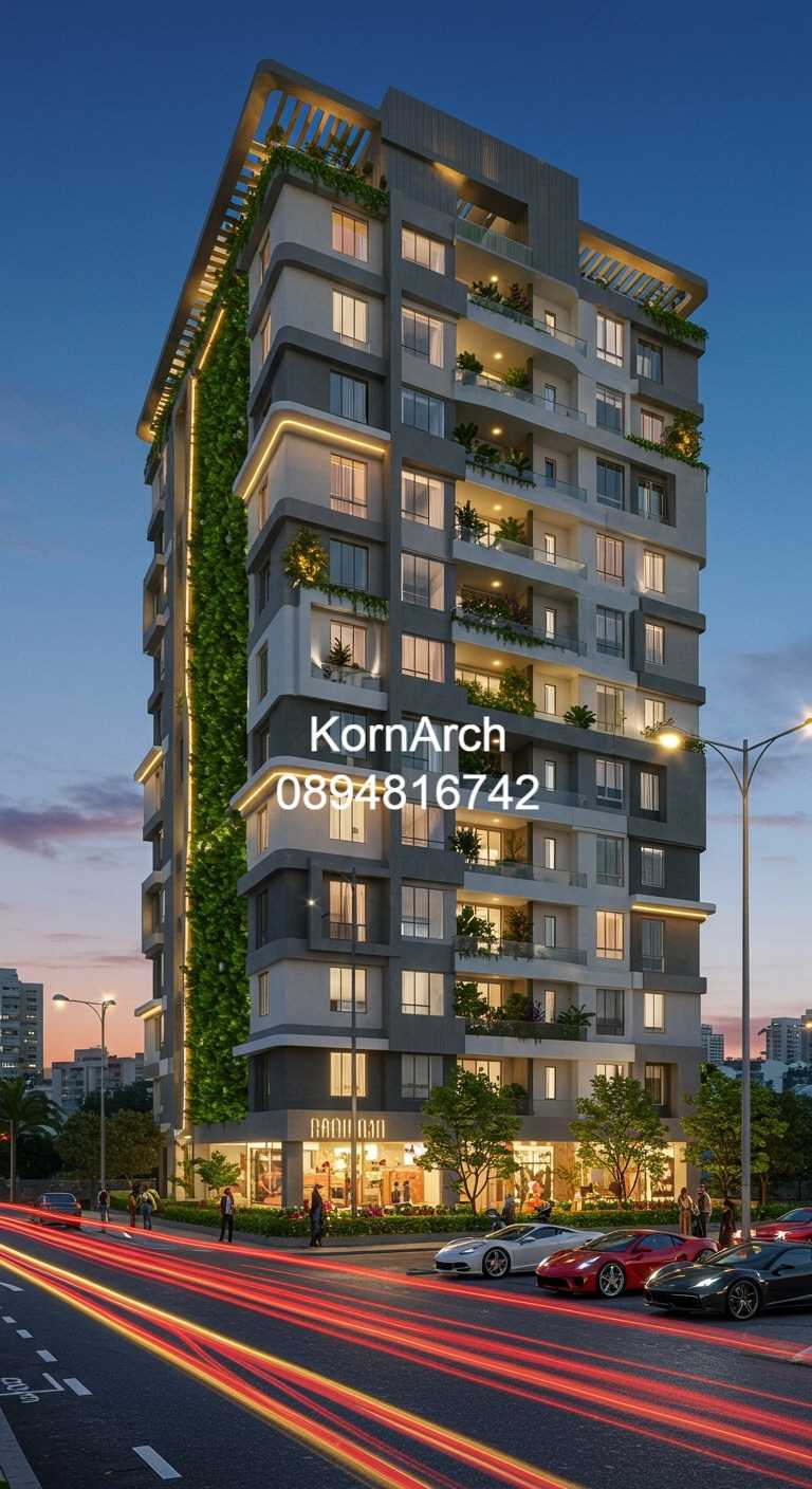 รับออกแบบอพาร์ทเม้นท์ แบบอพาร์ทเม้นท์โมเดิร์น