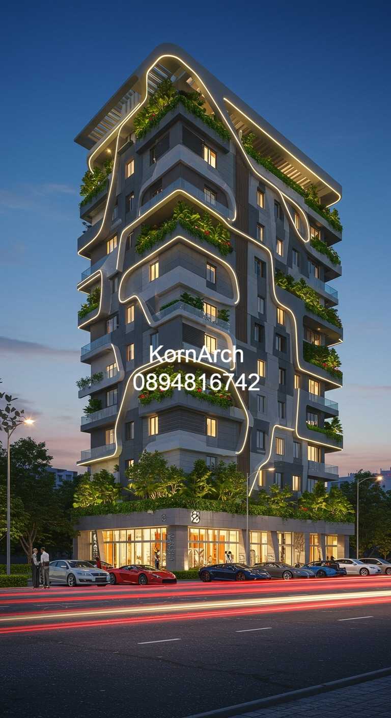 รับออกแบบอพาร์ทเม้นท์ แบบอพาร์ทเม้นท์โมเดิร์น