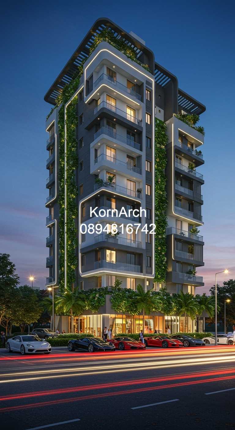 รับออกแบบอพาร์ทเม้นท์ แบบอพาร์ทเม้นท์โมเดิร์น