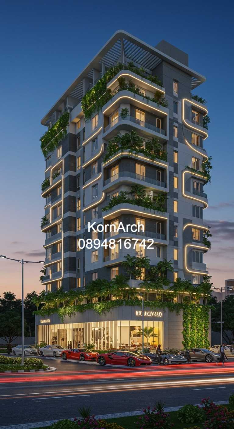 รับออกแบบอพาร์ทเม้นท์ แบบอพาร์ทเม้นท์โมเดิร์น