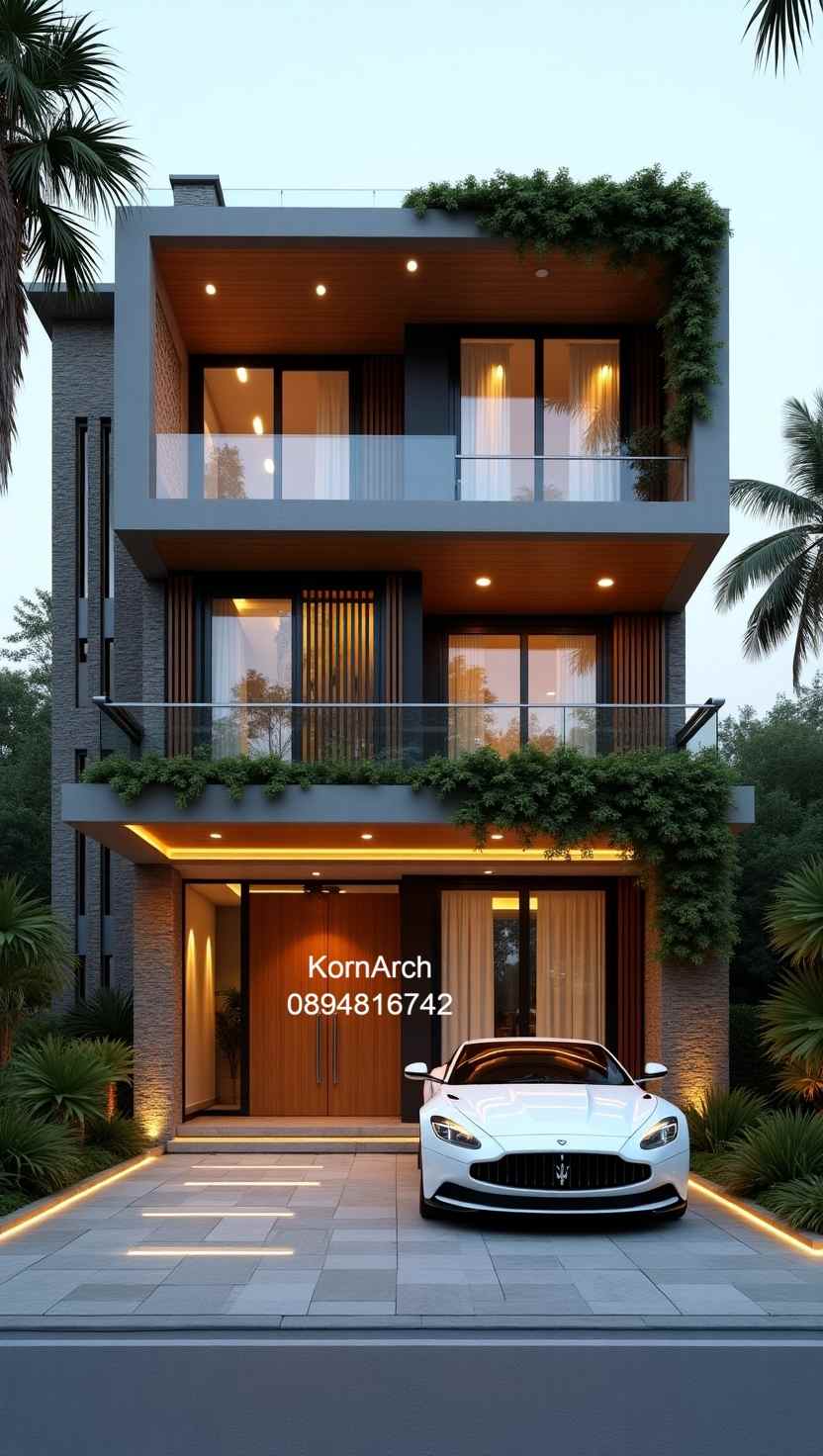 รับออกแบบบ้าน3ชั้น แบบบ้านสวย รับออกแบบบ้าน