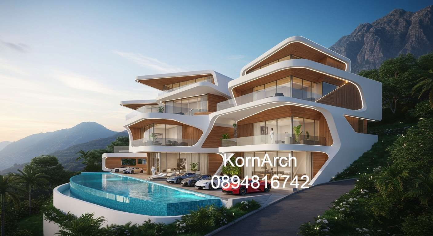 รับออกแบบพูลวิลล่า Poolvilla