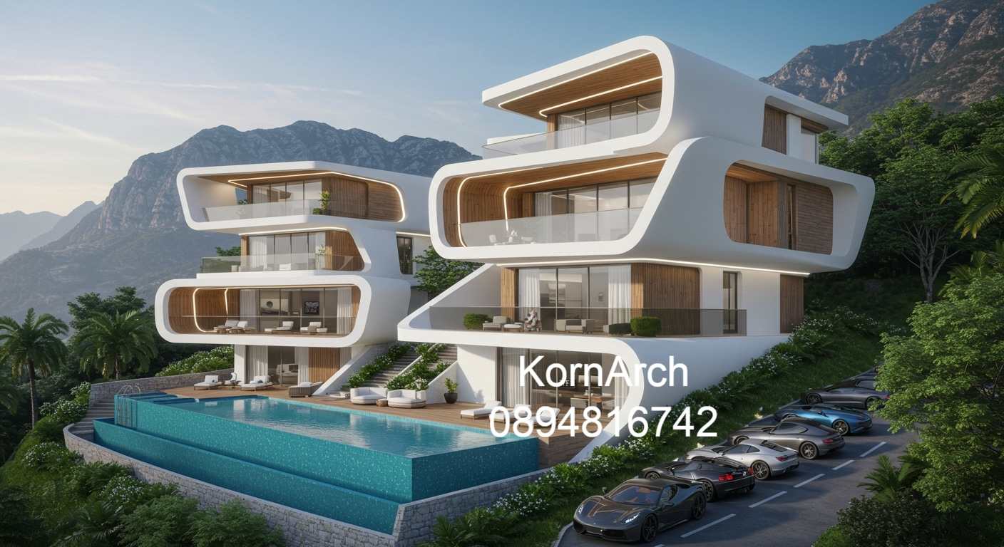 รับออกแบบพูลวิลล่า Poolvilla