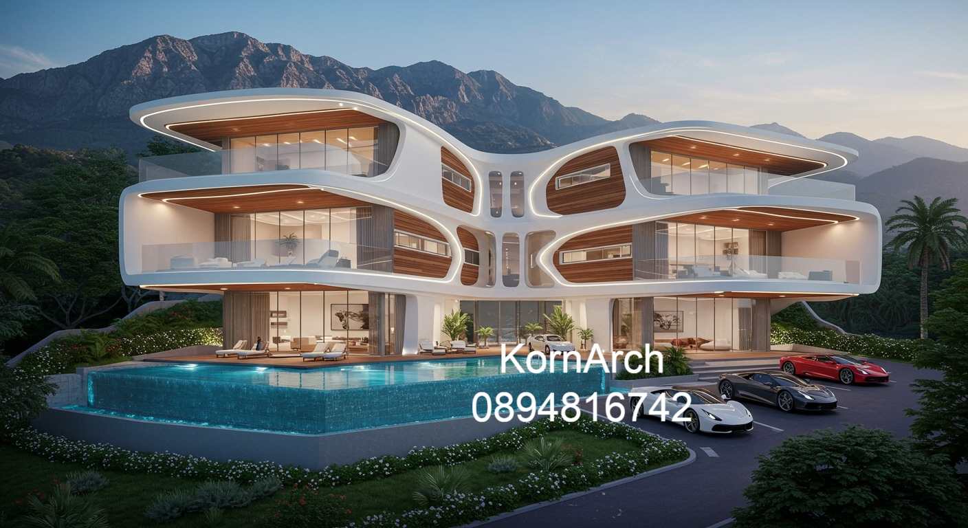 รับออกแบบพูลวิลล่า Poolvilla