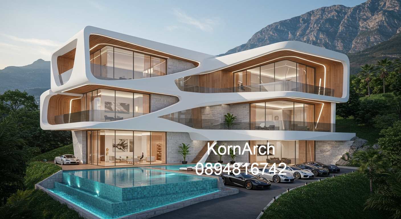 รับออกแบบพูลวิลล่า Poolvilla