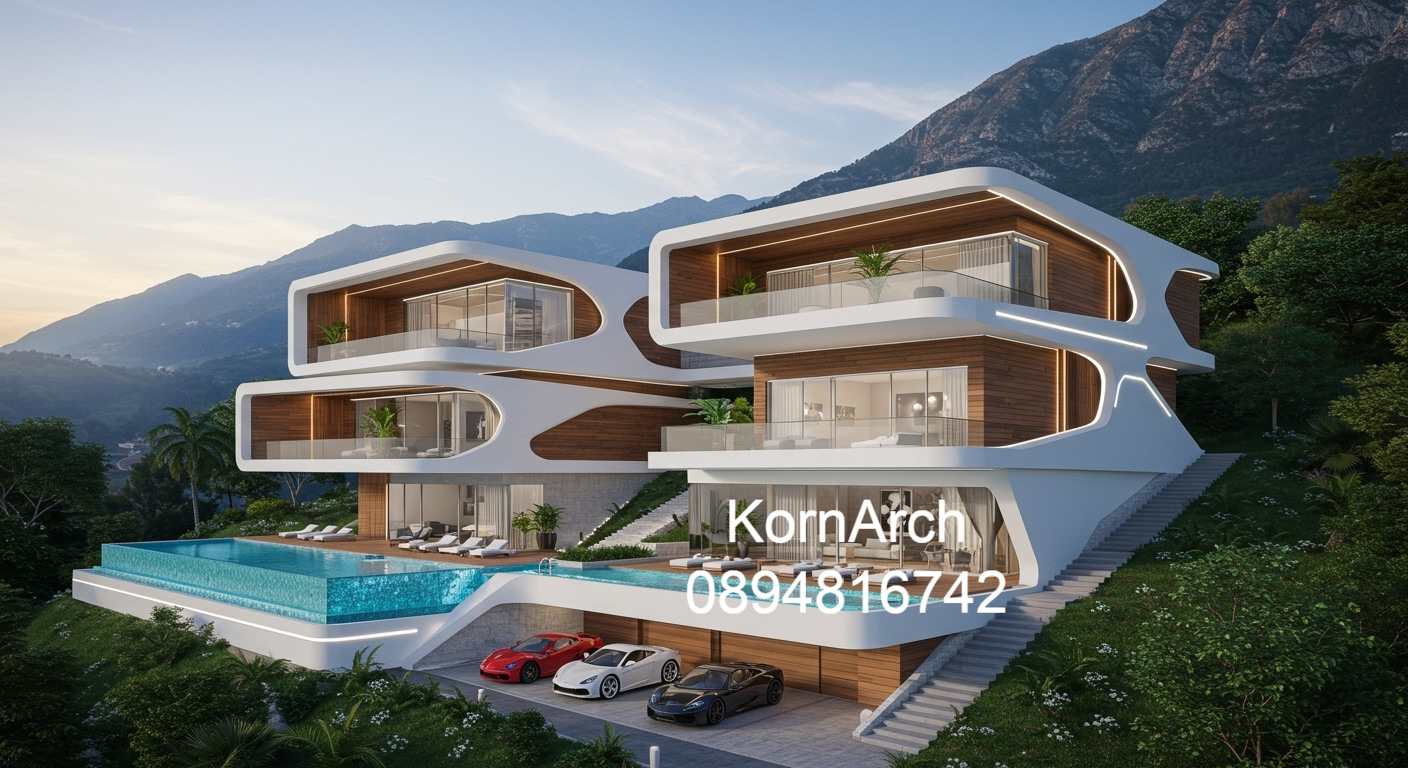 รับออกแบบพูลวิลล่า Poolvilla