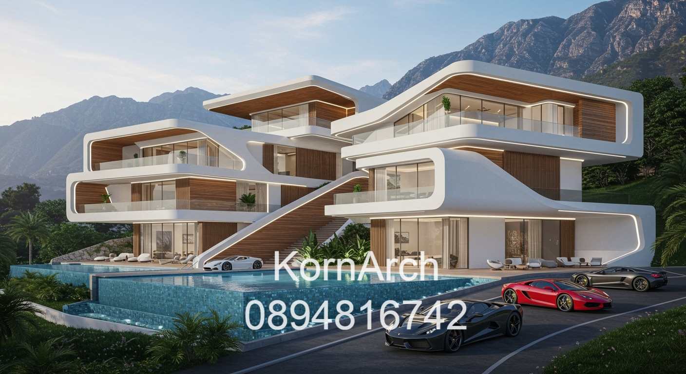 รับออกแบบพูลวิลล่า Poolvilla