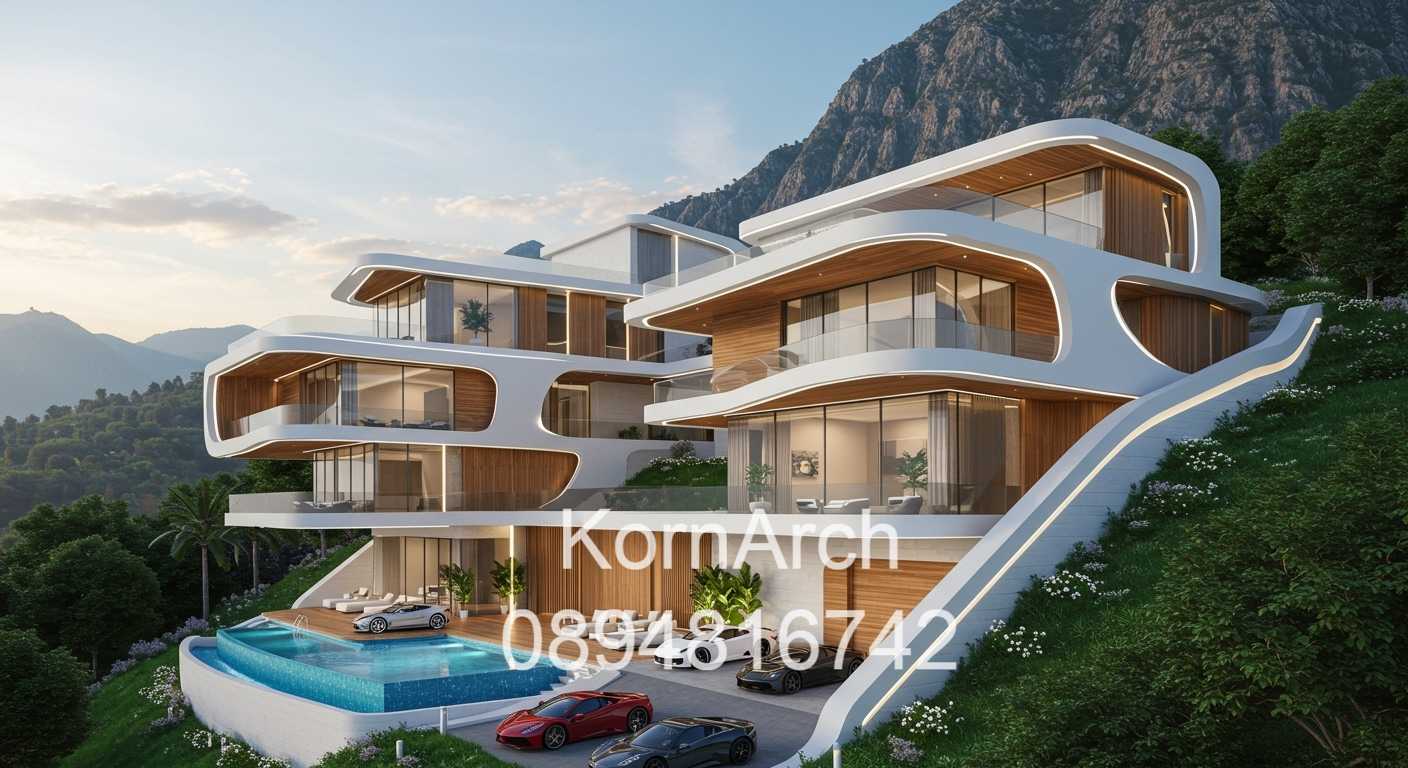 รับออกแบบพูลวิลล่า Poolvilla