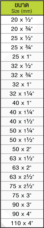 ข้อต่อแบบสวมอัด (ข้องอ 90 ํเกลียวใน) (HDPE Compression Male Elbow 90°)