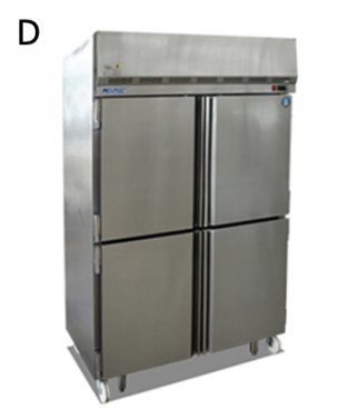 Freezer stainless frost system 2-door