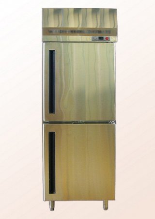 Freezer stainless Frost systemn 2-doors