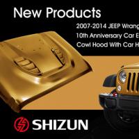 New Product 2007-2014 JEEP WRANGLER RUBICON 10th Anniversary Steel Cowl Hood Engine Hood Car Hood