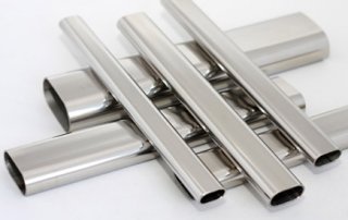 Flat Stainless Steel Pipe