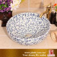 Jingdezhen high quality famille rose washing beautiful ceramic basin