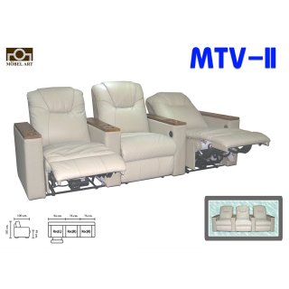 เก้าอี้โซฟาหนังแท้ MTV-II