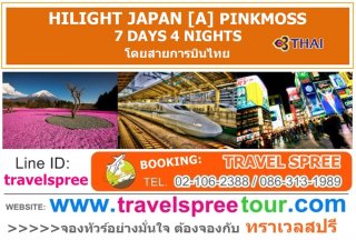 ทัวร์ญี่ปุ่น HILIGHT JAPAN [A] PINKMOSS 7 วัน 4 คืน