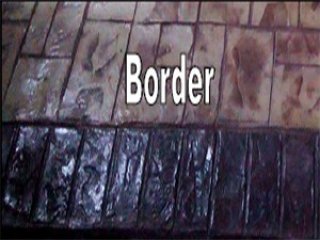 พื้นคอนกรีตพิมพ์ลาย (Border)