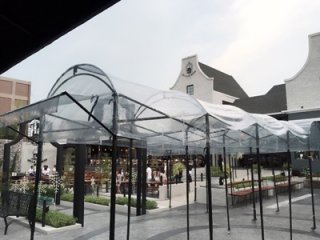 Clear tent 2x6 m