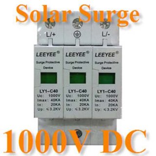 ชุดป้องกันไฟกระชาก DC Solar Surge 1000V