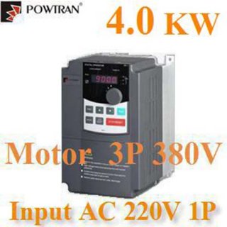 อินเวอร์เตอร์ แปลงไฟ AC 380V 3phase 5HP 4.0KW