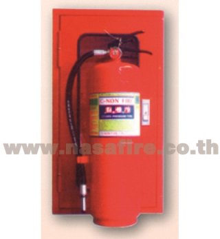 Fire extinguisher lockers