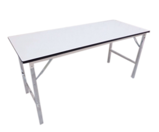 โต๊ะพับอเนกประสงค์ ไม้ปาติเกิ้ลขาวเงา