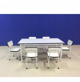 ชุดโต๊ะนักเรียนอนุบาล พร้อมเก้าอี้นั่งเดี่ยว
