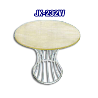 โต๊ะสแตนเลส ทรงวงกลม รหัส JK-232W