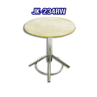 โต๊ะสแตนเลส ทรงวงกลม รหัส JK-234RW