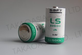 แบตเตอรี่ลิเธียม SAFT LS33600 3.V D Size