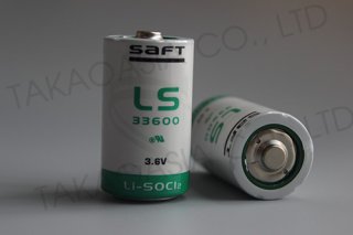 แบตเตอรี่ลิเธียม SAFT LS33600 3.V D Size
