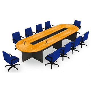 โต๊ะประชุมขนาด 14-18 ที่นั่ง